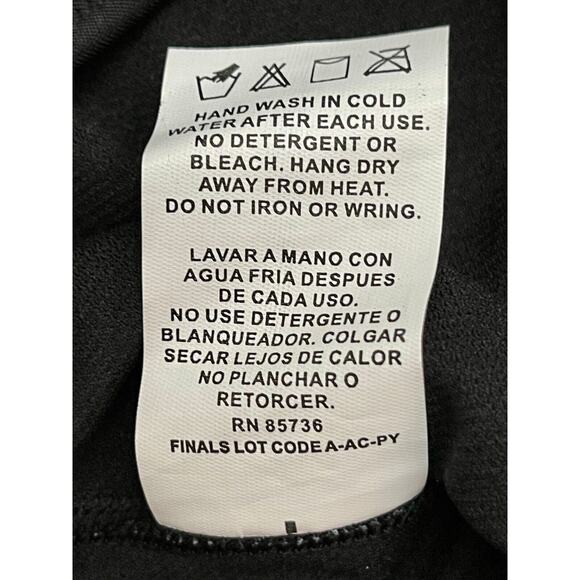 The Finals Girls Youth Assorted Super V-Back Curve Green Swimsuit Size 20 - Picture 5 of 6